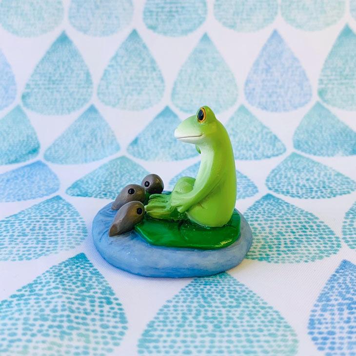 Copeau(コポー） コポー　特別レッスン 74190 かえる カエル copeau 雑貨 置き物 置物 小物 ガーデン ミニチュア ダイカイ |  | 02