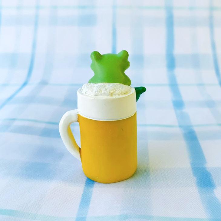 Copeau(コポー） コポー　一杯いかが？ 74193 かえる カエル copeau 雑貨 置き物 置物 小物 ガーデン ミニチュア ダイカイ |  | 03