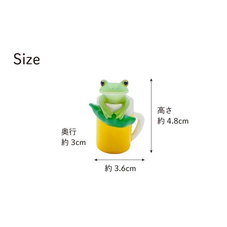 Copeau(コポー） コポー　一杯いかが？ 74193 かえる カエル copeau 雑貨 置き物 置物 小物 ガーデン ミニチュア ダイカイ |  | 05
