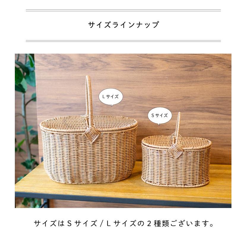 Towc(トーク) バルト　PE柳ピクニックバスケット オーバルS 74223 |  | 16