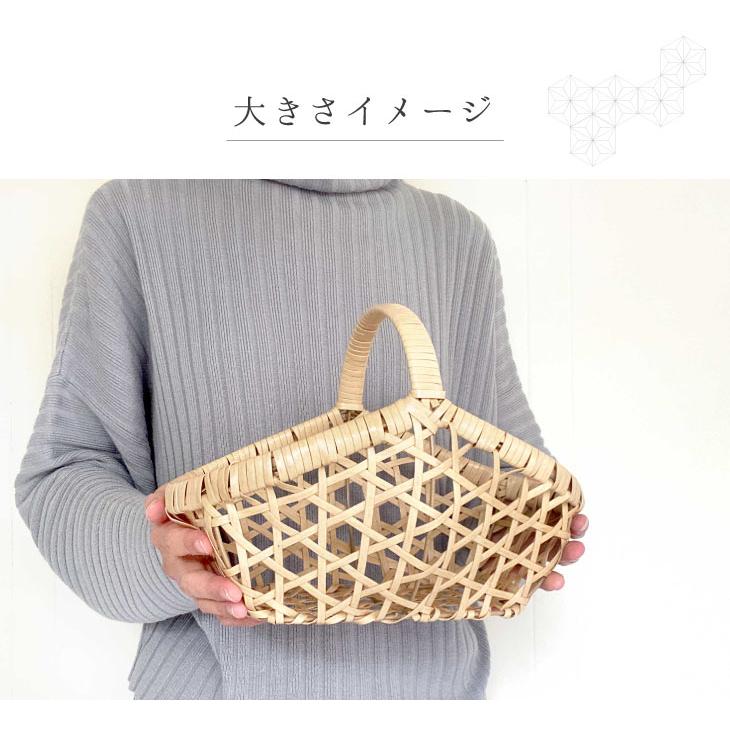 Towc(トーク) バンブス　フェイクPE バンブーバスケット ワンハンドル山型 白竹 74274 |  | 07