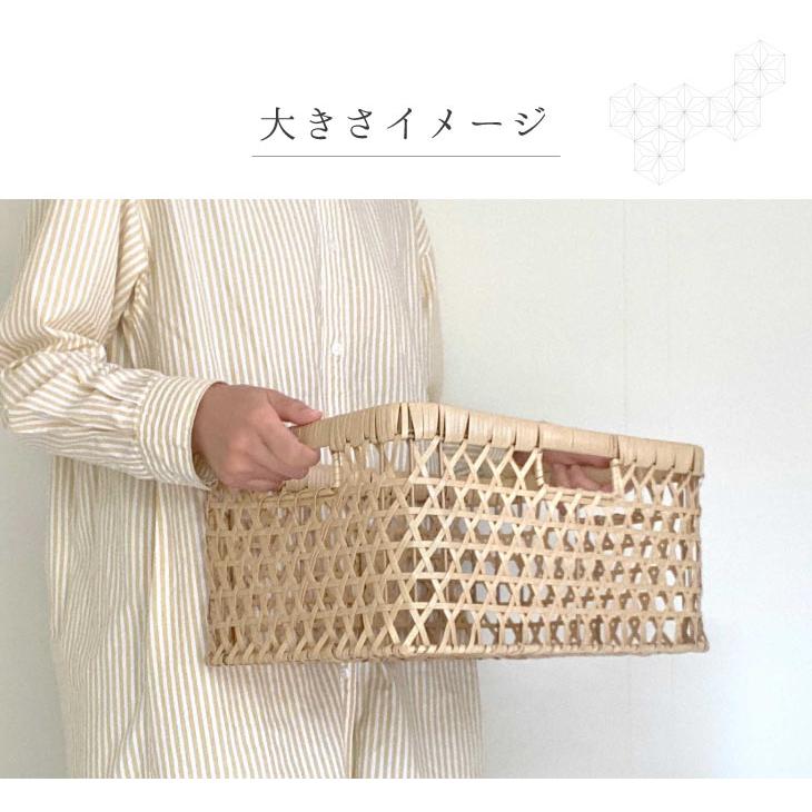 Towc(トーク) バンブス　フェイクPE バンブーバスケット 収納角型 白竹 74276 |  | 07