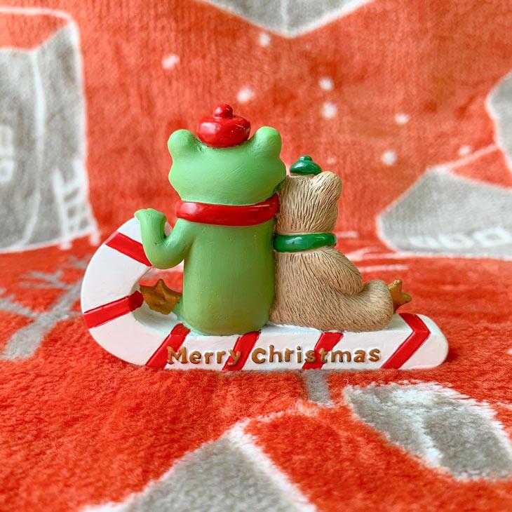 Copeau(コポー） コポー クリスマスステッキに乗るカエル 74301 かえる カエル copeau 雑貨 置き物 置物 小物 ガーデン ミニチュア ダイカイ |  | 02