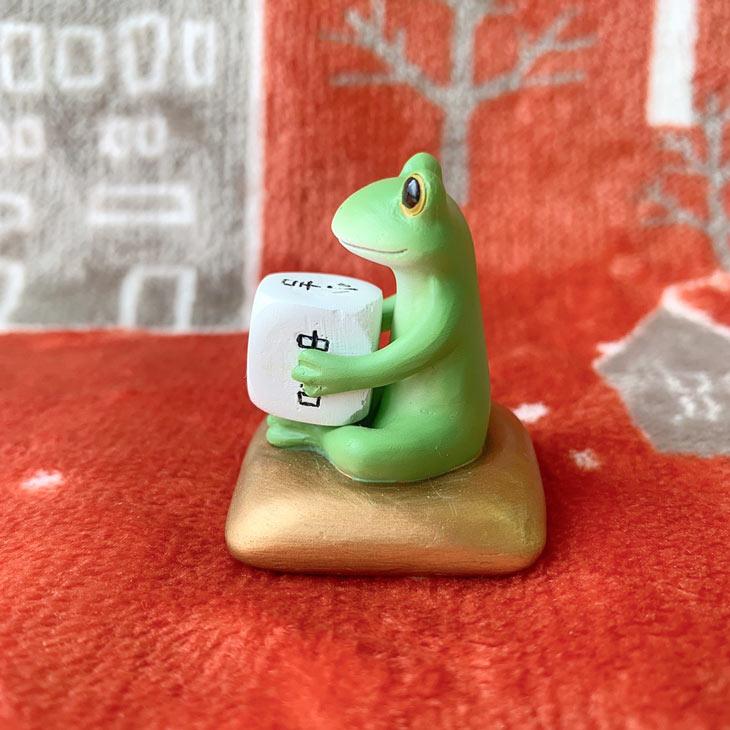 Copeau(コポー） コポー 縁起物 今日の運勢は♪ 74312 かえる カエル copeau 雑貨 置き物 置物 小物 ガーデン ミニチュア ダイカイ |  | 01