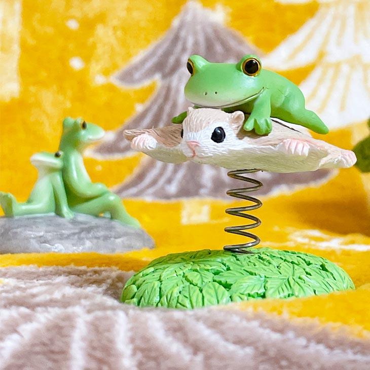 Copeau(コポー） コポー モモンガと空中散歩 74334 かえる カエル copeau 雑貨 置き物 置物 小物 ガーデン ミニチュア ダイカイ |  | 04