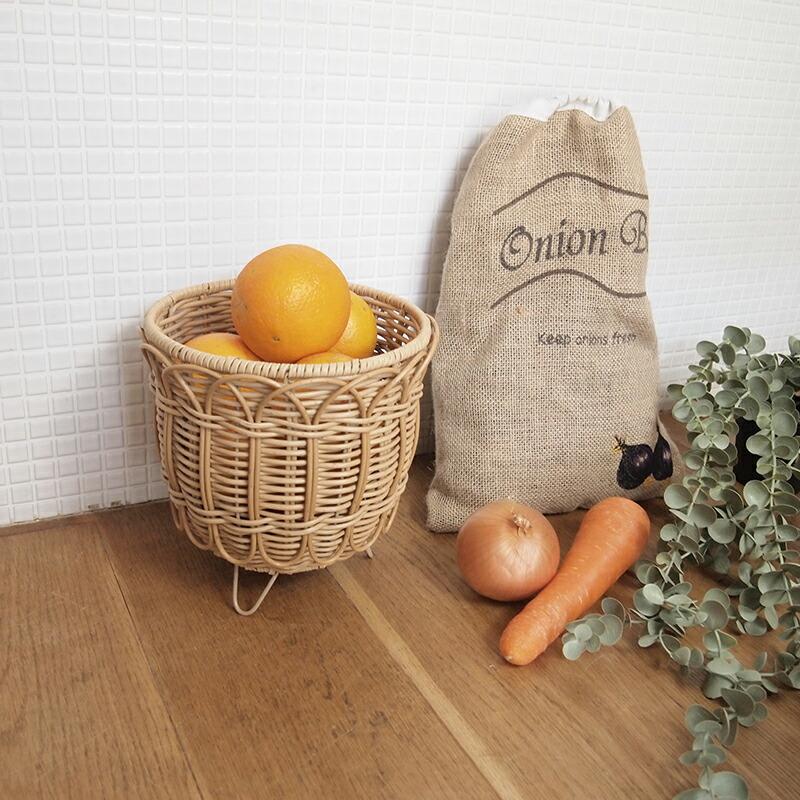 Towc(トーク) ブルーメ フェイクPE ラタンスタンドバスケット M 74485 |  | 10