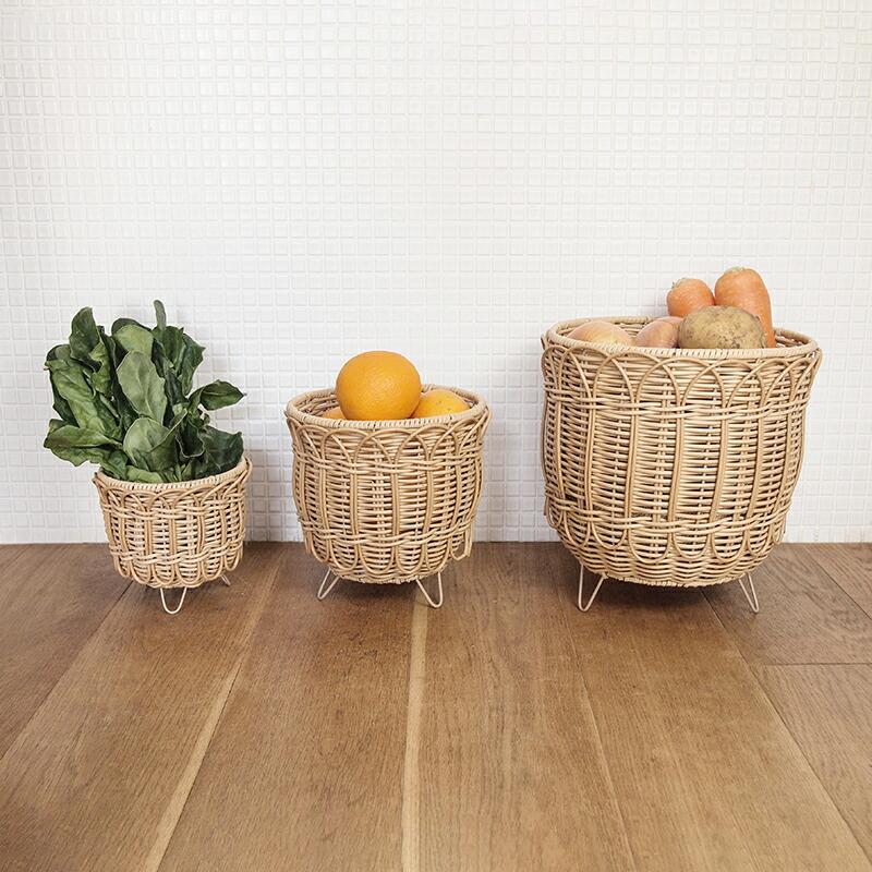 Towc(トーク) ブルーメ フェイクPE ラタンスタンドバスケット M 74485 |  | 03