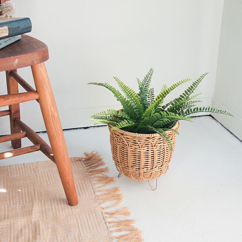 Towc(トーク) ブルーメ フェイクPE ラタンスタンドバスケット M 74485 |  | 06