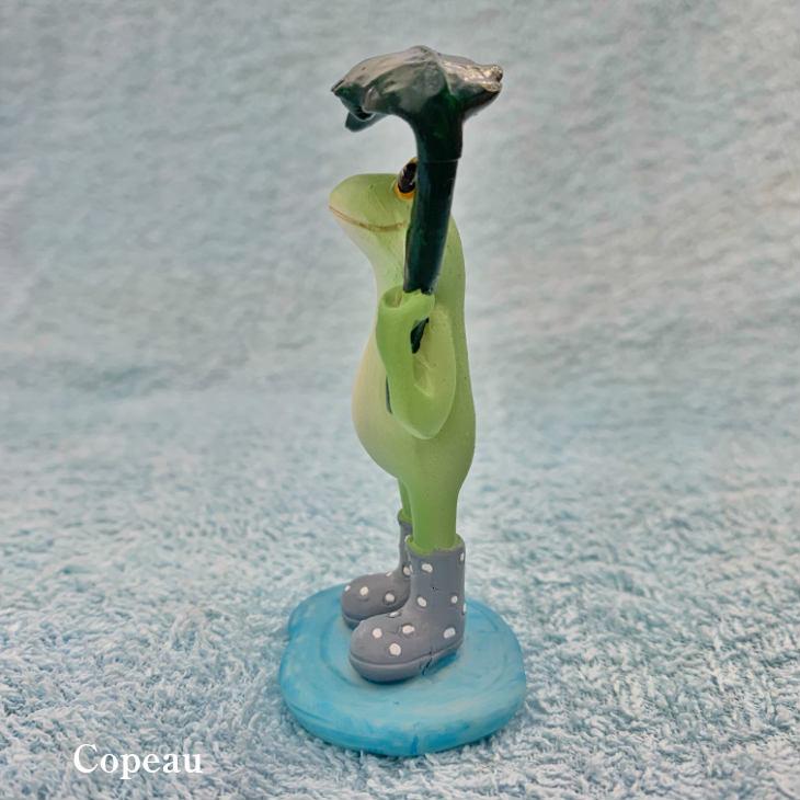 Copeau(コポー） コポー　葉っぱを傘にするカエル 79730 かえる カエル copeau 雑貨 置き物 置物 小物 ガーデン ミニチュア ダイカイ |  | 04