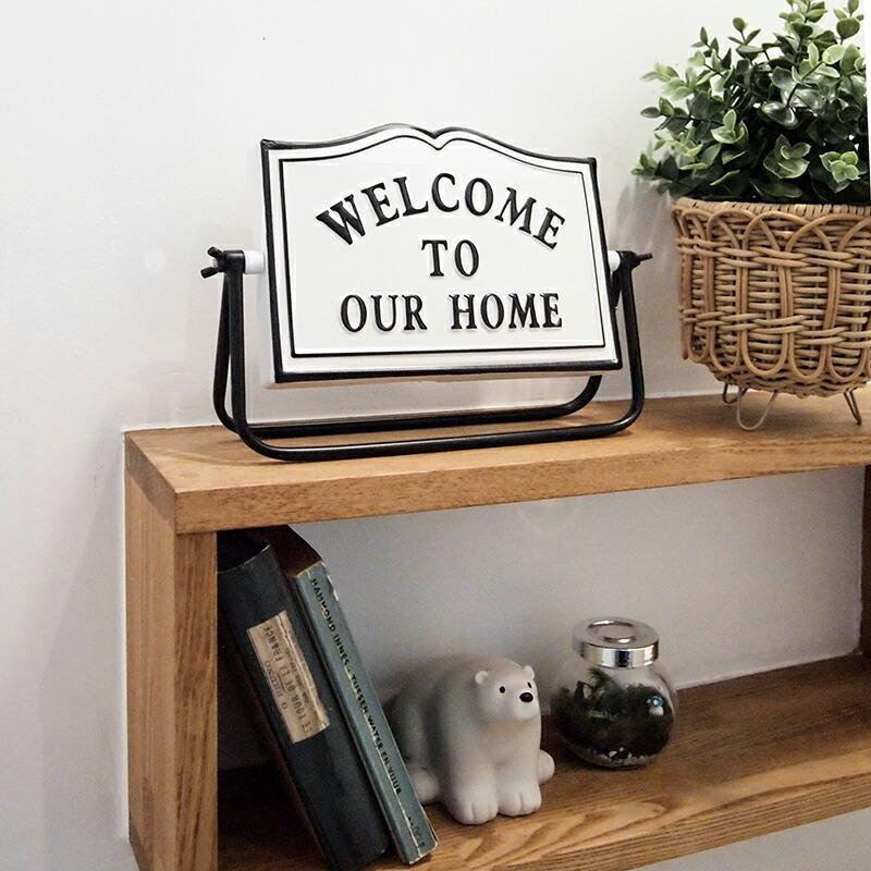 デコール デコール アイアンウェルカムサイン B ホワイト 821516 |  | 05