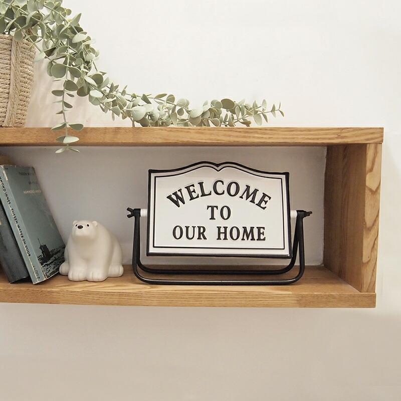 デコール デコール アイアンウェルカムサイン B ホワイト 821516 |  | 06