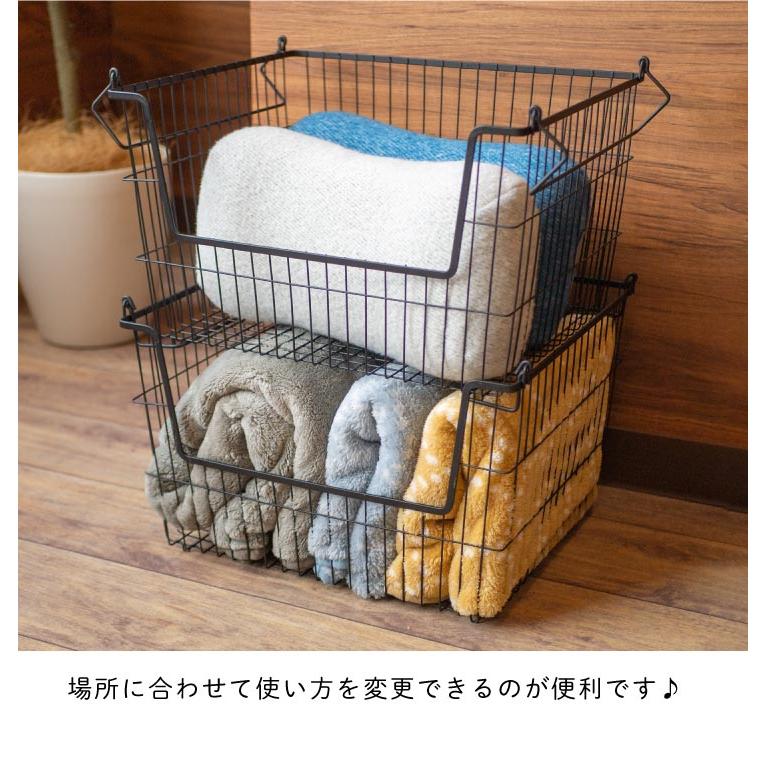 ポッシュリビング  スタッキングバスケット　L 90256-00035 63389 |  | 11