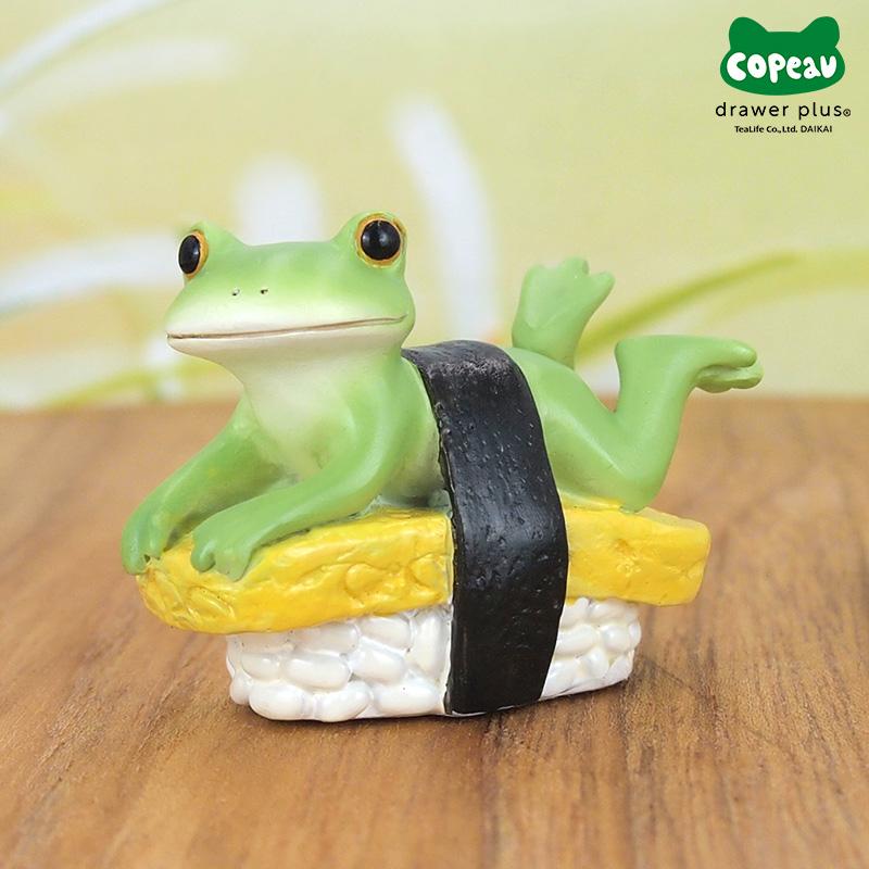 コポー カエル  かえる 雑貨 寿司 正月 Copeau(コポー） 寿司とカエル たまご 622540 | 