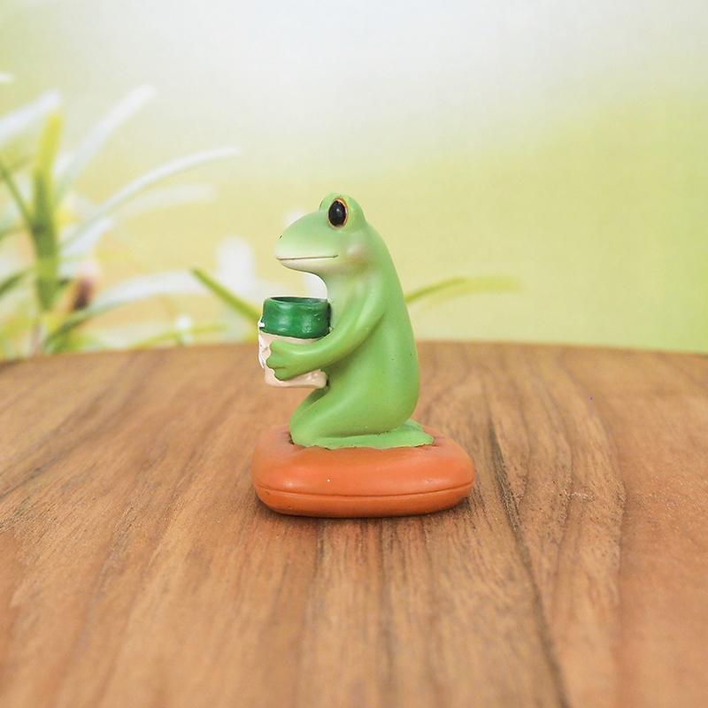 コポー カエル  かえる 雑貨 寿司 正月 Copeau(コポー） ホッとお茶を飲むカエル 622538 |  | 03