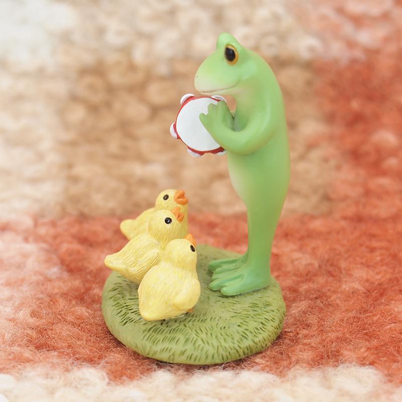 コポー カエル かえる 雑貨 マスコット 置物 Copeau(コポー） カエルのヒヨコ幼稚園 622512 |  | 03