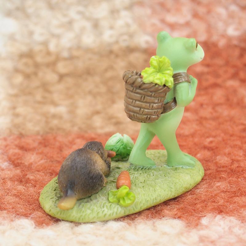 コポー カエル かえる 雑貨 マスコット 置物 Copeau(コポー） ビーバーとおっちょこちょいカエル 622515 |  | 05