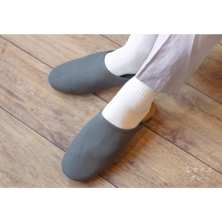 HENRY　STUDIO（ヘンリースタジオ） ヘンリースタジオ かかとアクセントスリッパ M ベージュ |  | 21