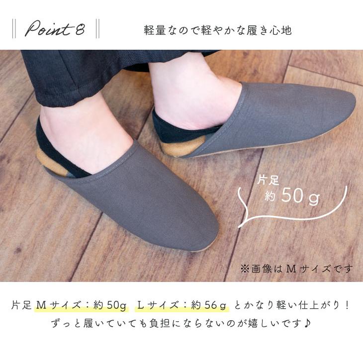 HENRY　STUDIO（ヘンリースタジオ） ヘンリースタジオ かかとアクセントスリッパ M ベージュ |  | 15