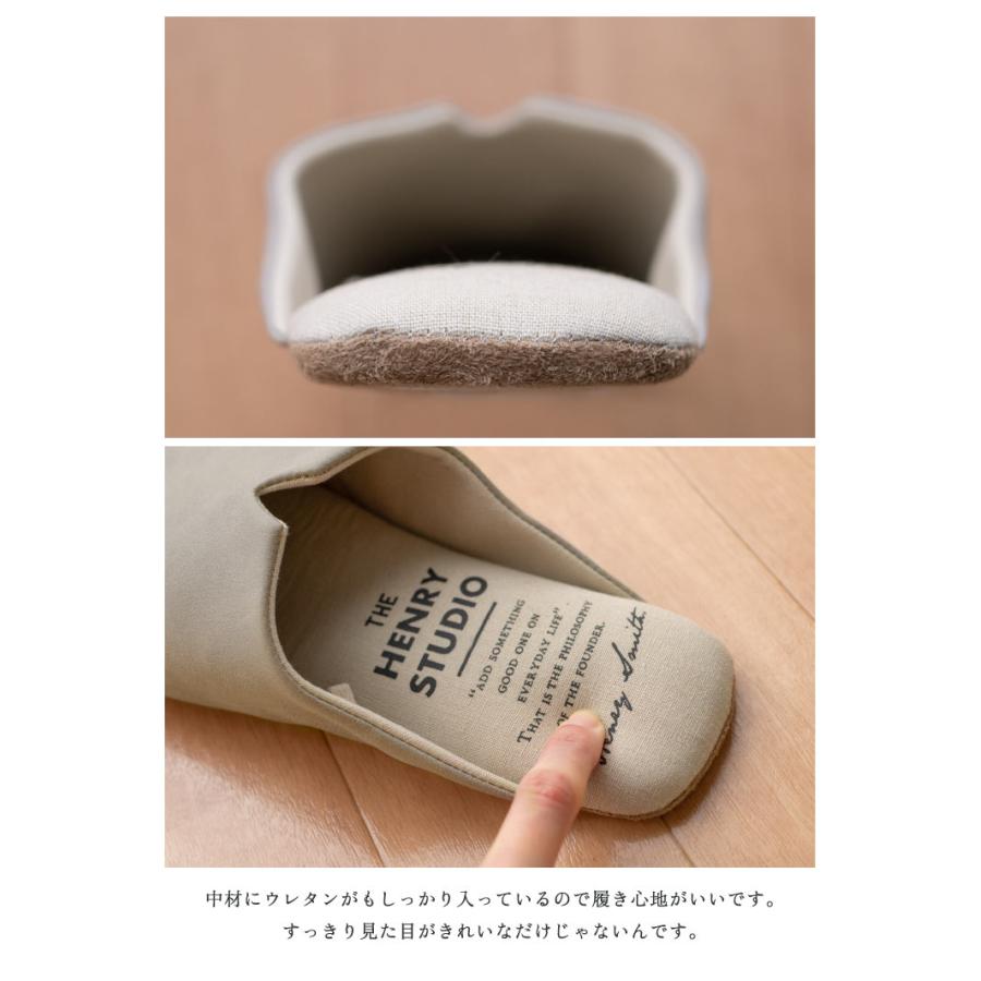 HENRY　STUDIO（ヘンリースタジオ） ヘンリースタジオ　スリムスリッパ M ライトグレー |  | 18