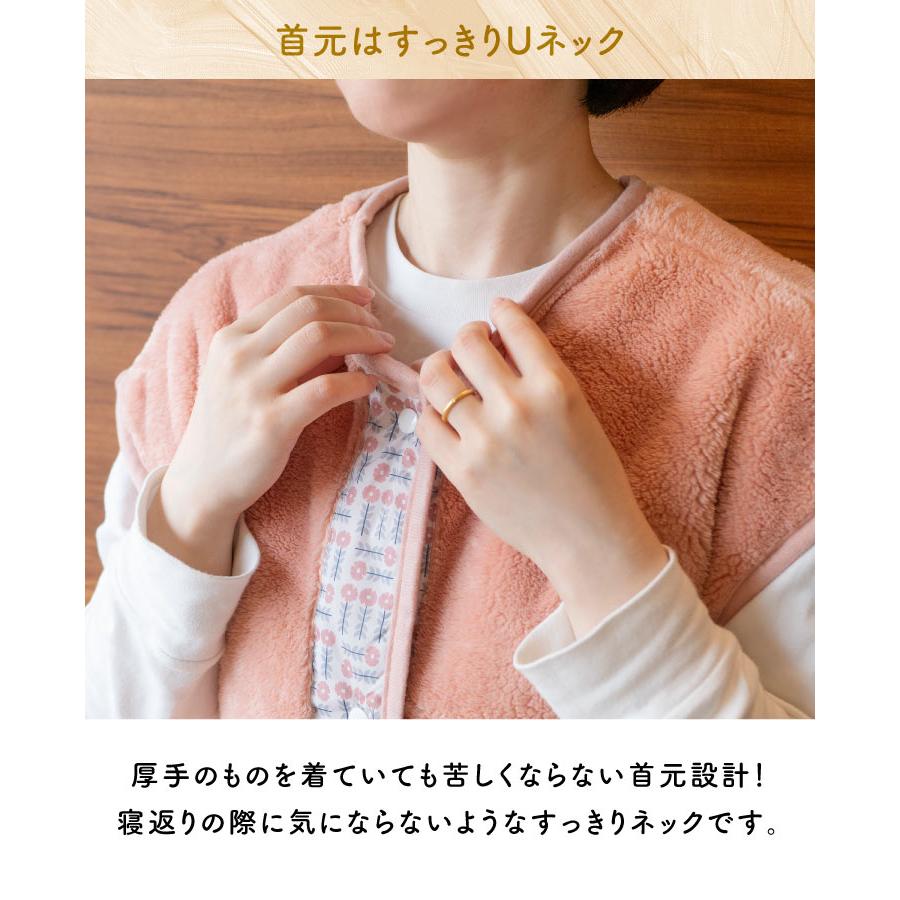 Le bois（ルボア） ルボア×北欧柄　スリーパー　ミモザ スリーパー 着る毛布 袖なし 洗える 暖かい 冬 軽い 大人 ルームウェア |  | 11