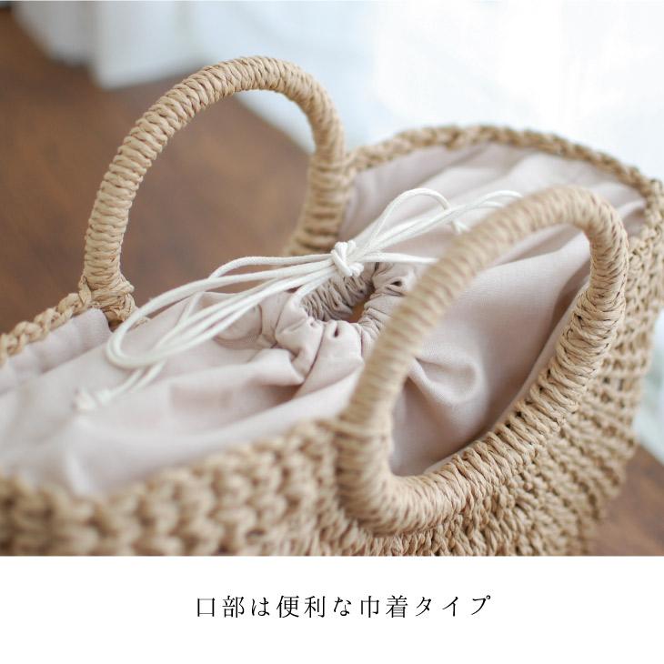 Kago Bag（カゴバッグ） ペーパーバッグ　丸型持手透かし編 |  | 03