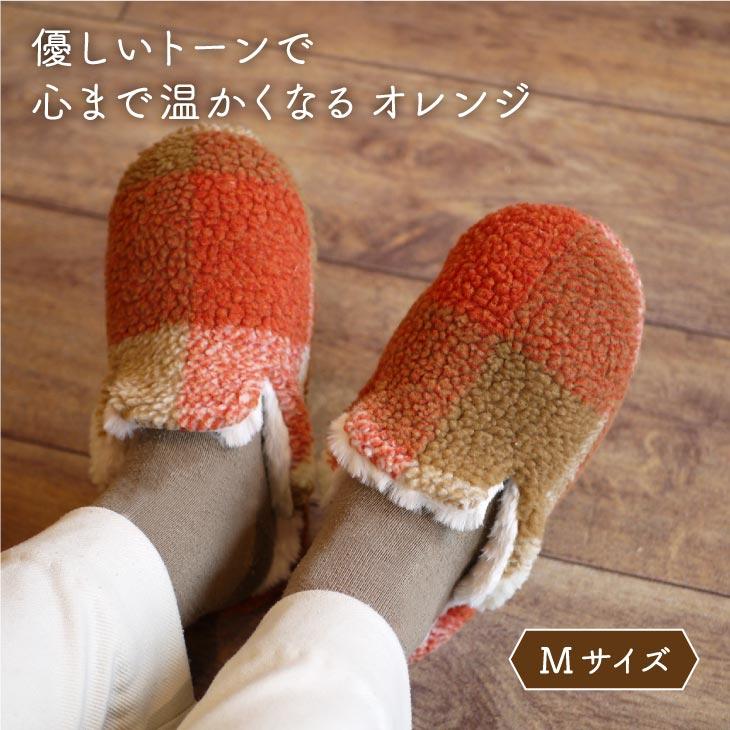 Boa Slippers(ボアスリッパ) ボアスリッパ　チェック　M |  | 12