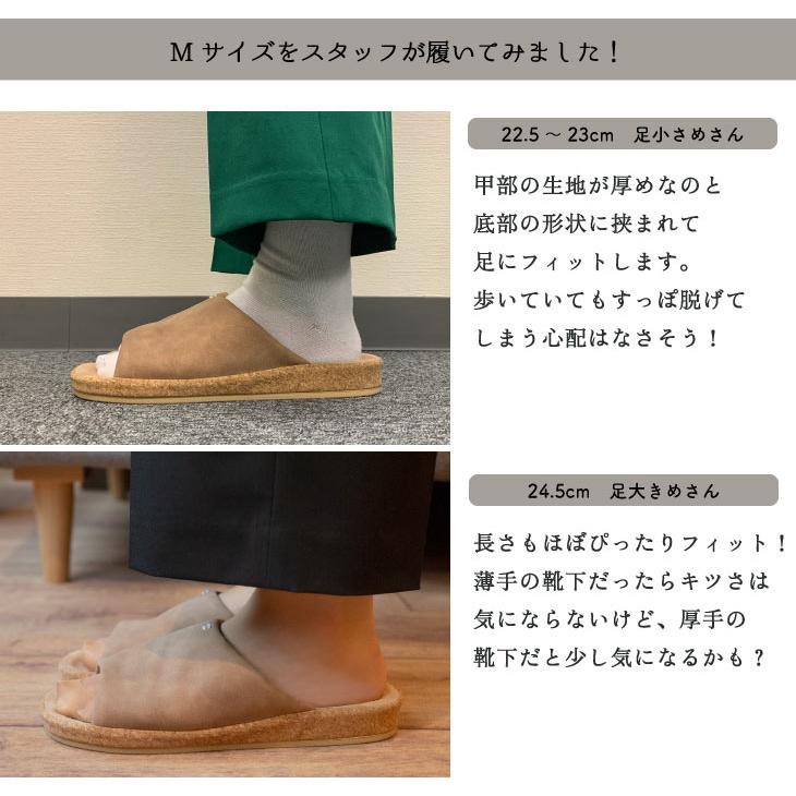 Piede(ピエーデ) ピエーデ 前開き厚底ソール ステッチスリッパ M ライトグレー |  | 20