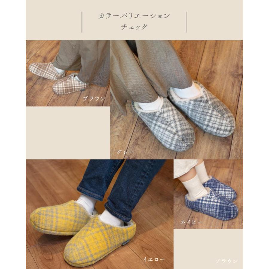 3Way blanket(3Wayブランケット) スリッパ　CLASSIQUE　起毛チェック |  | 19