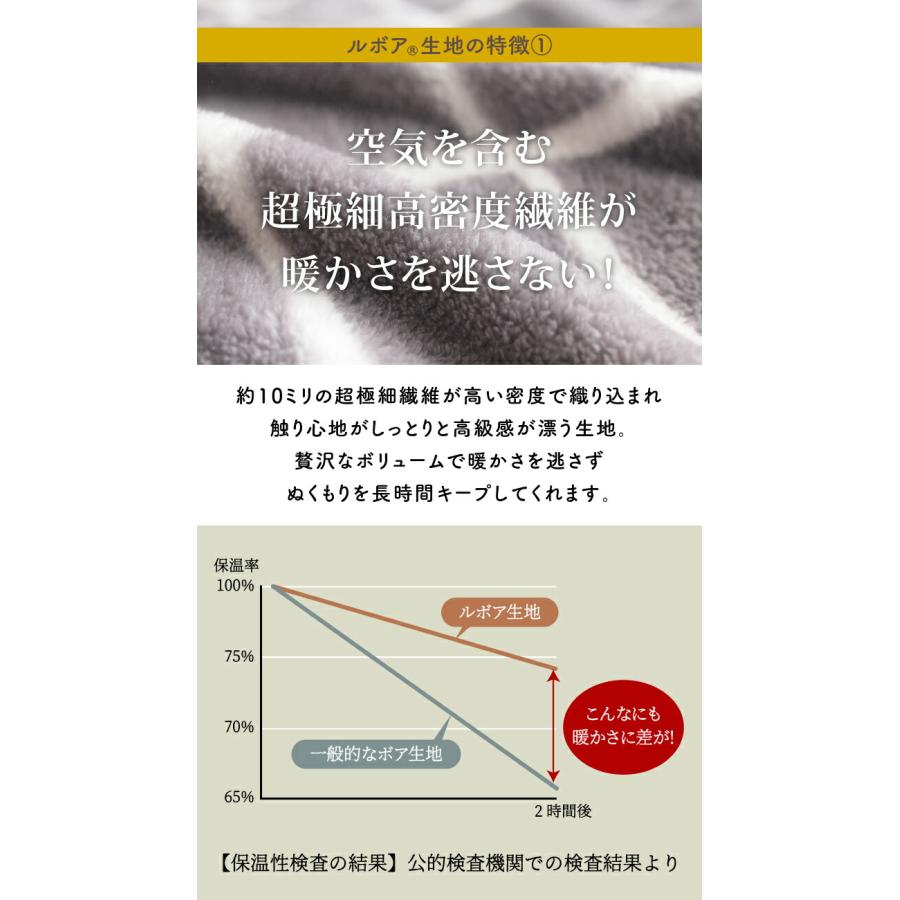 Le bois（ルボア） ルームカーディガンロング 着る毛布 レディース ロング カーディガン 暖かい ボア　軽量 |  | 02