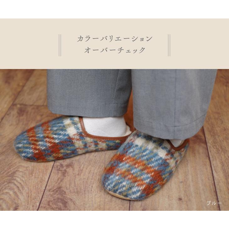 3Way blanket(3Wayブランケット) スリッパ　CLASSIQUE　オーバーチェック |  | 15