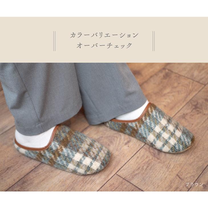 3Way blanket(3Wayブランケット) スリッパ　CLASSIQUE　オーバーチェック |  | 16