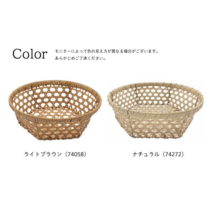 Towc(トーク) バンブス　フェイクPE焼竹キッチンバスケット浅型L |  | 14