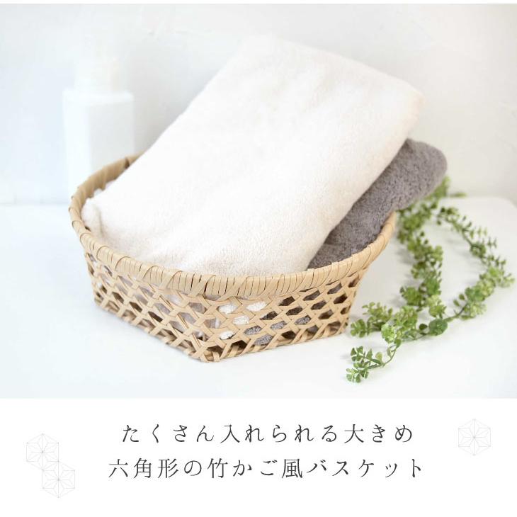 Towc(トーク) バンブス　フェイクPE焼竹キッチンバスケット浅型L |  | 03