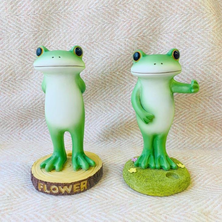 Copeau(コポー） コポー　造花セット　花を持つカエル かえる カエル copeau 雑貨 置き物 置物 小物 ガーデン ミニチュア ダイカイ |  | 05