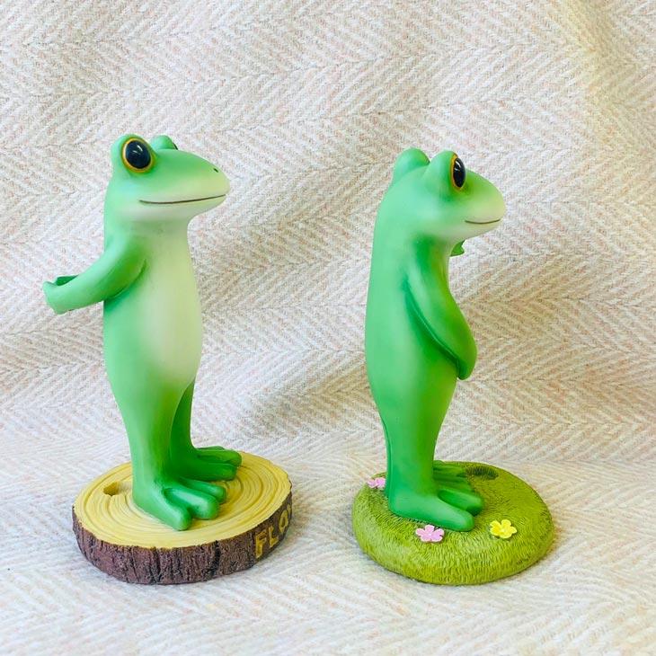 Copeau(コポー） コポー　造花セット　花を持つカエル かえる カエル copeau 雑貨 置き物 置物 小物 ガーデン ミニチュア ダイカイ |  | 08