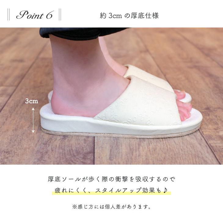 Summer slippers(サマ―スリッパ) サマースリッパ　前開きレーススリッパ |  | 10