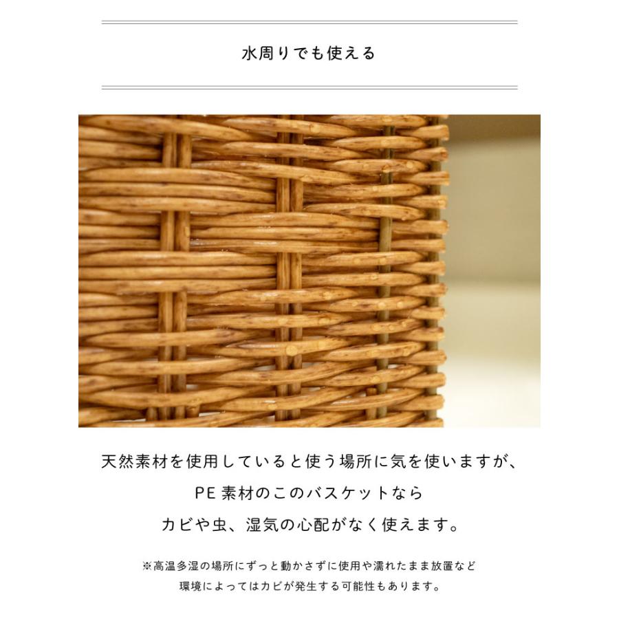 Towc(トーク) ジョルジア　PE柳ガーデンバスケット　ワンハンドル角形 |  | 07
