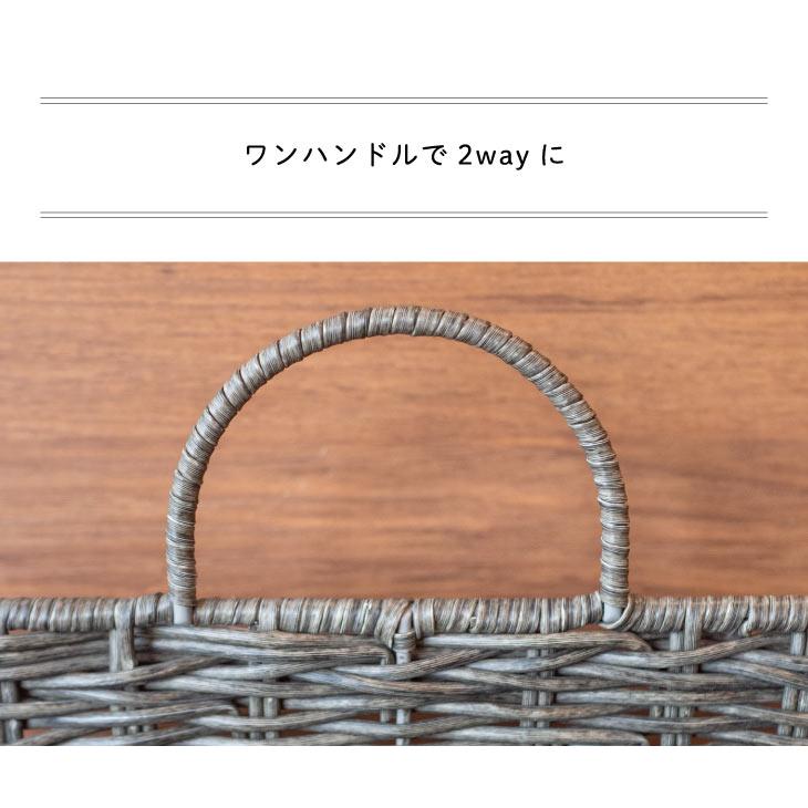 Towc(トーク) ジョルジア　PE柳ガーデンバスケット　ワンハンドル角形 |  | 10