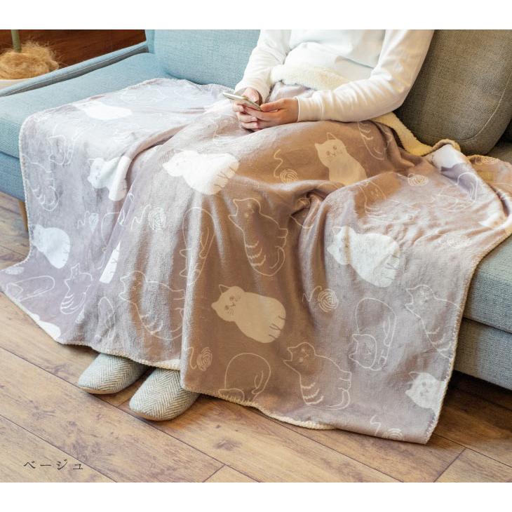 にゃふにゃふ にゃふにゃふファブリック　ブランケット総柄 |  | 12