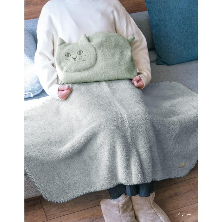にゃふにゃふ にゃふにゃふファブリック　ブランケットインクッション |  | 13