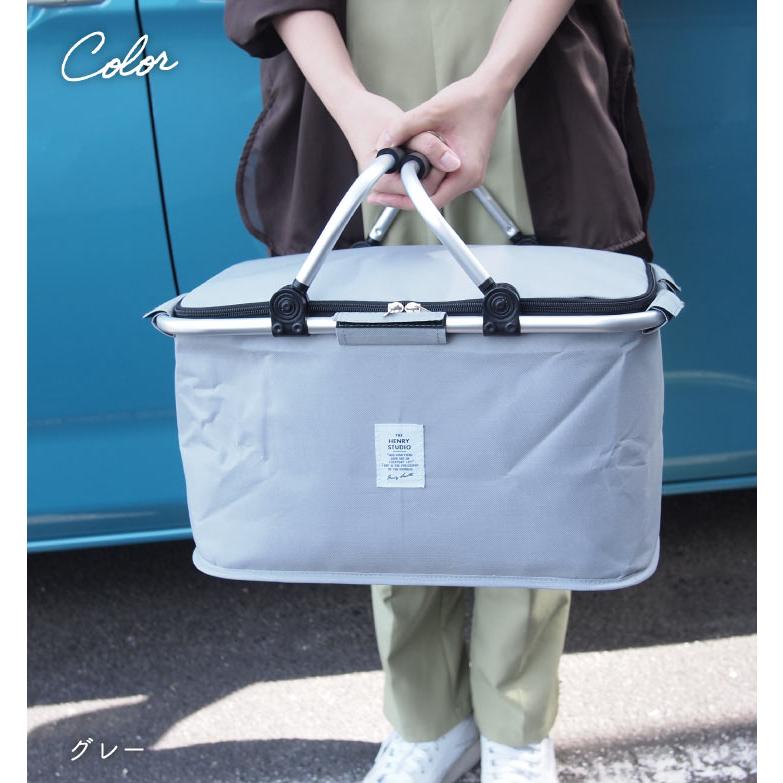 HENRY　STUDIO（ヘンリースタジオ） HENRY STUDIO　アルミ持ち手保冷バッグ ベージュ |  | 12