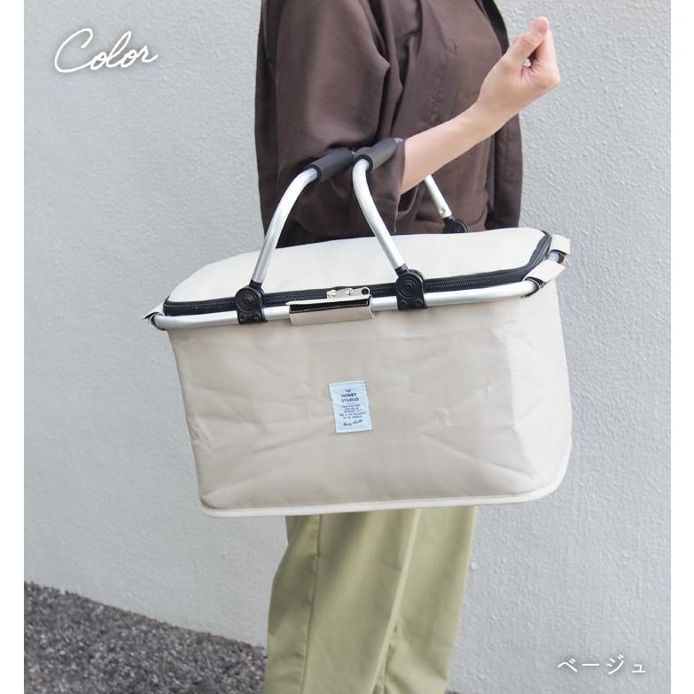 HENRY　STUDIO（ヘンリースタジオ） HENRY STUDIO　アルミ持ち手保冷バッグ ベージュ |  | 11