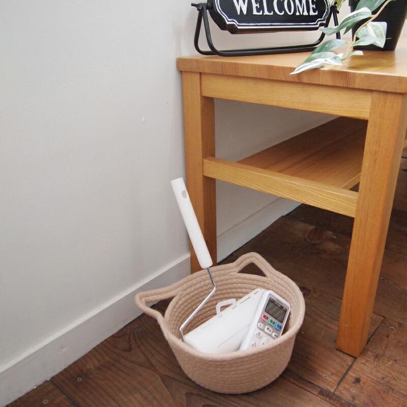 にゃふにゃふ にゃふにゃふ ロープバスケットアイボリー |  | 11