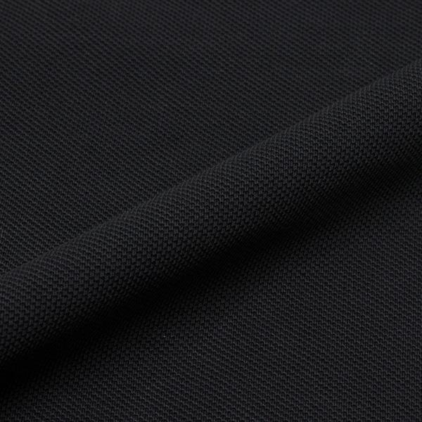 26SSモデル アミ アレクサンドル マテュッシ AMI Alexandre Mattiussi AMI DE COEUR 鹿の子ポロシャツ【001 BLACK】 BFUPL001.760 001/【2026SS】m-tops