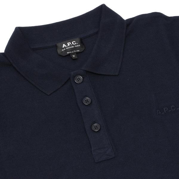A.P.C. アーペーセー メンズ POLO ANTOINE 鹿の子ポロシャツ