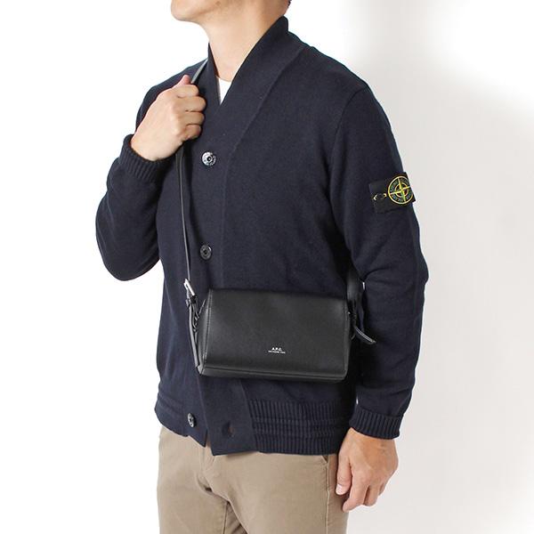 26SSモデル アーペーセー A.P.C. メンズ NINO カメラバッグ【LZZ NOIR/BLACK】 H61821 PUAAT LZZ/【2026SS】m-bagの画像