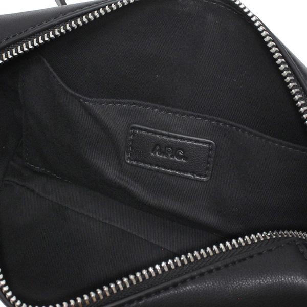 26SSモデル アーペーセー A.P.C. メンズ NINO カメラバッグ【LZZ NOIR/BLACK】 H61821 PUAAT LZZ/【2026SS】m-bagの画像