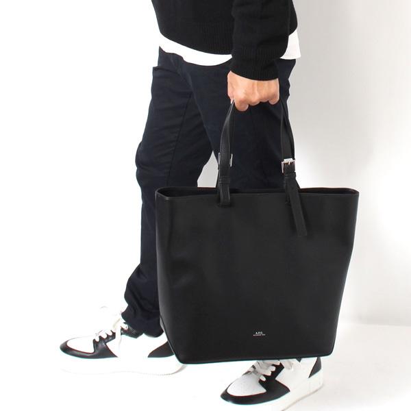 アーペーセー A.P.C. APC トートバッグ 黒 NINO H61863 A.P.C. 24AWモデル アーペーセー メンズ NINO トートバッグ【LZZ