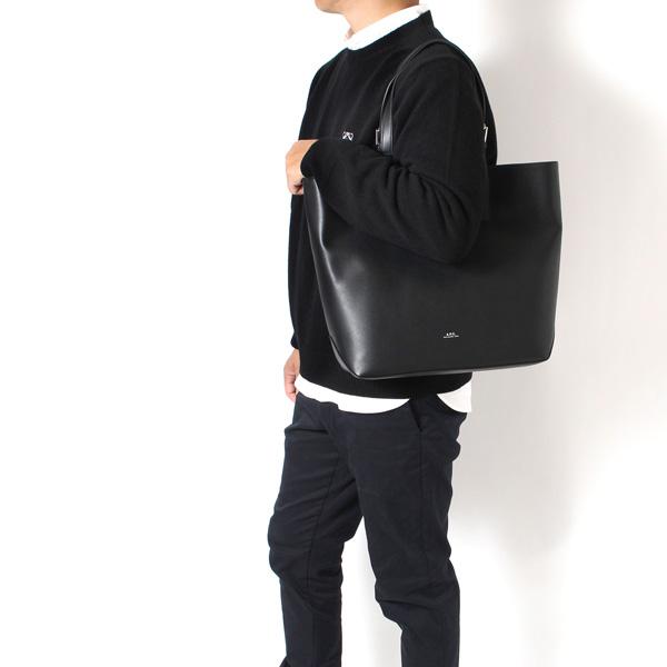A.P.C. 24AWモデル アーペーセー メンズ NINO トートバッグ【LZZ BLACK