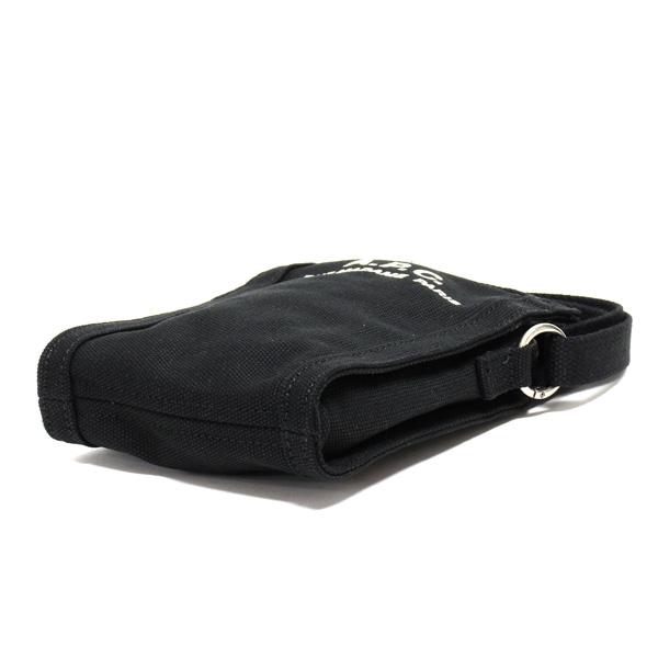 24AWモデル アーペーセー A.P.C. レディース RECUPERATION キャンバス ショルダーバッグ【LZZ BLACK】 H61931 CODBM LZZ/【2024-25AW】の画像